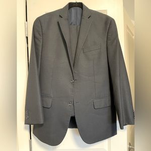 Mens navy blue suit